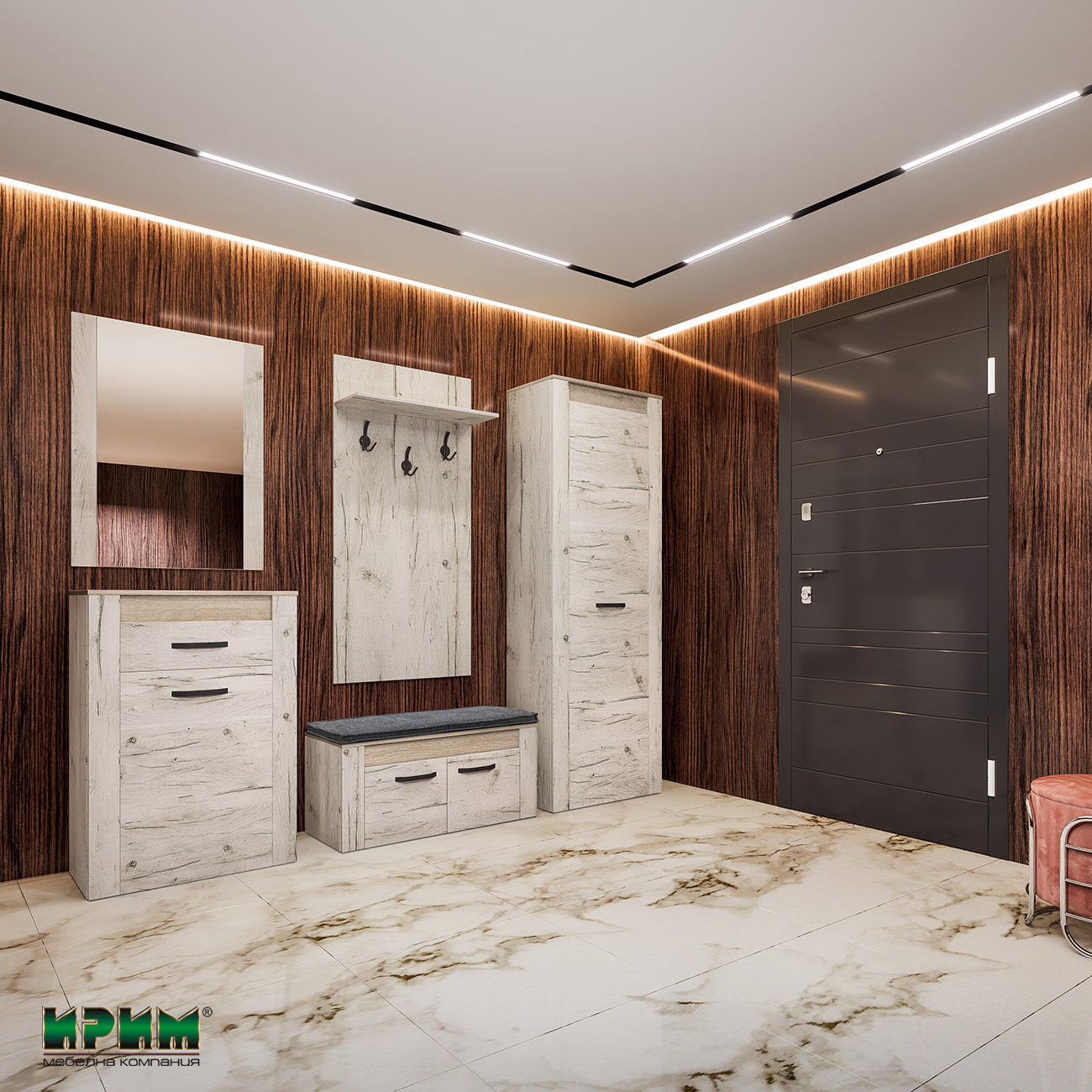 Мебели за антре композиция Сити 4082