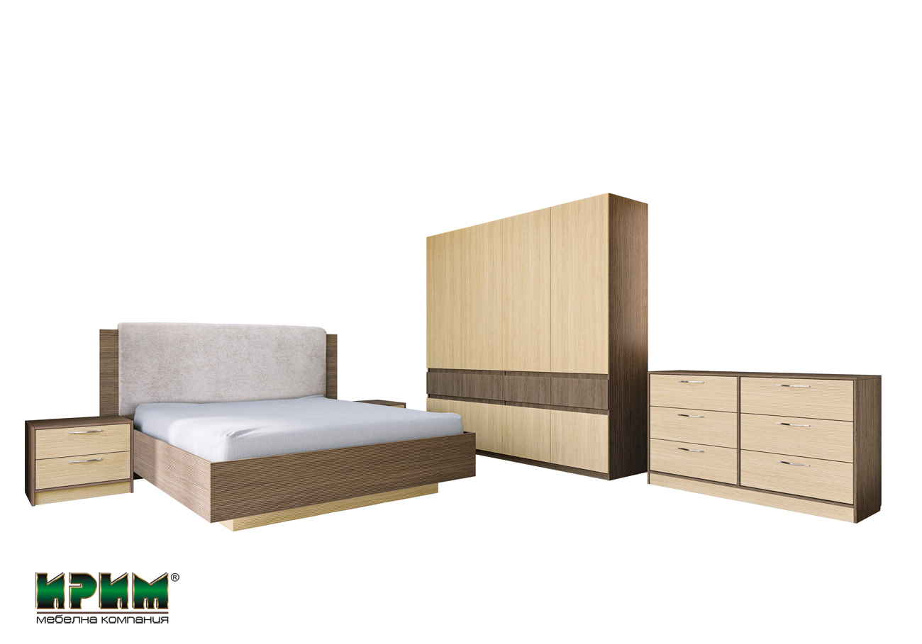 Спален комплект мебели Сити 7089-1046-3094